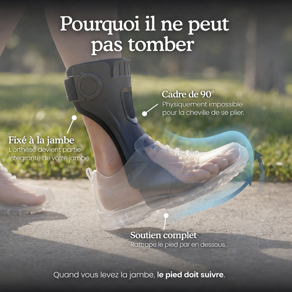 Diauna - Orthèse AFO pour pied tombant